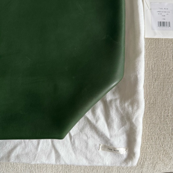 The Row Large North South Park Tote Bag Moss Green - Picture 4 of 12